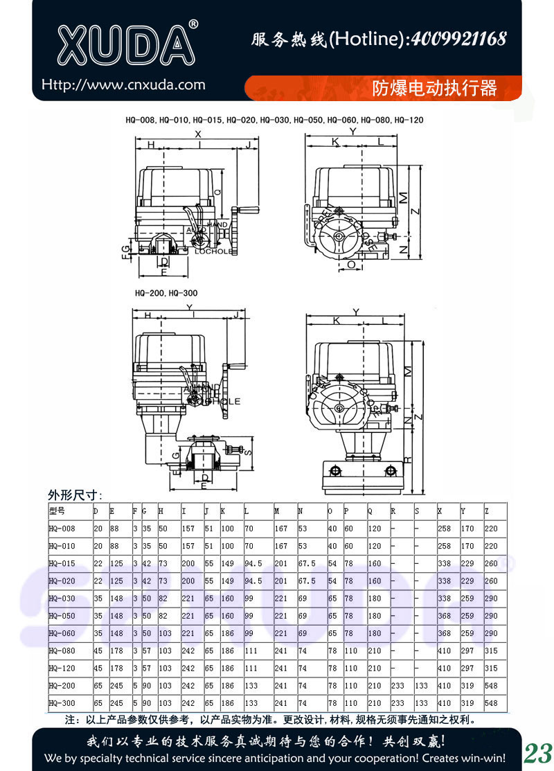 防爆电动执行器